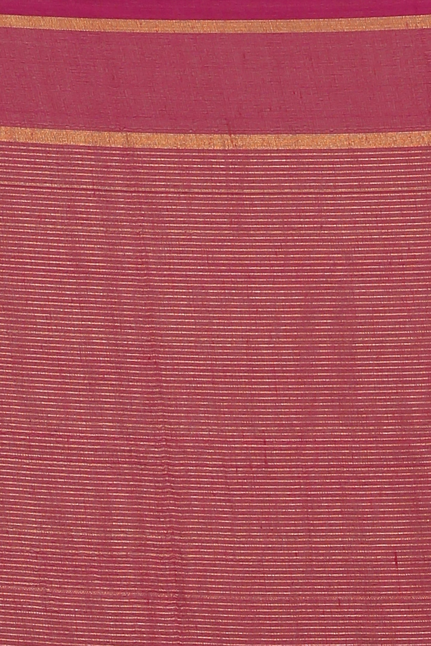 Cotton Jari Check Handloom Saree (Magenda)