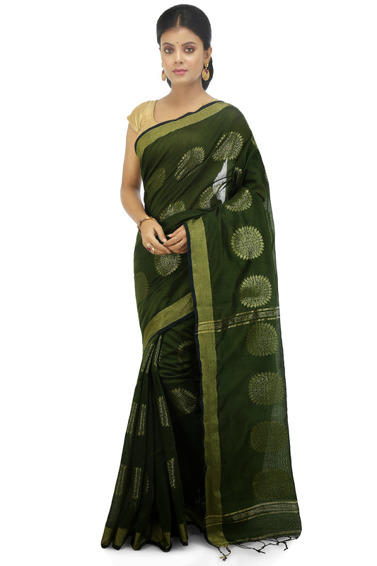 women’s handloom art silk saree with zari thread work Pesta